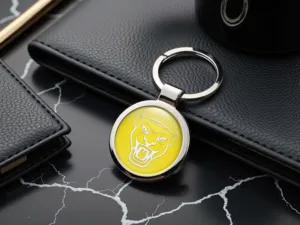 Jaguar Car Keyring Auto Durable Alloy Build